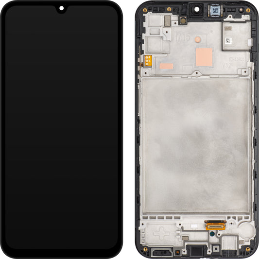 Pantalla con pantalla táctil Samsung Galaxy M15, con marco, negro (gris), reacondicionada GH82-34683A
