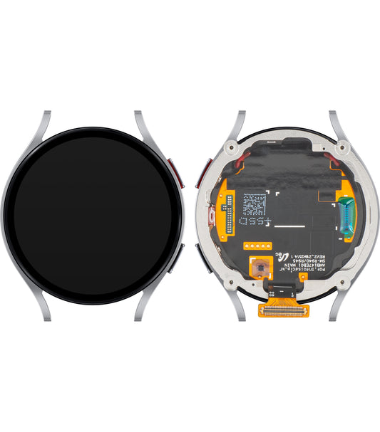 Pantalla con pantalla táctil Samsung Galaxy Watch6 44mm, con marco, versión BT, plateado, paquete de servicio GH97-28837C
