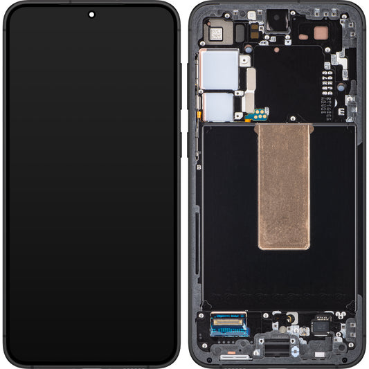 Pantalla táctil Samsung Galaxy S23+ S916, con marco, gris (grafito), Service Pack GH82-30476E