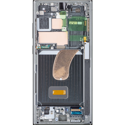 Pantalla táctil Samsung Galaxy S23 Ultra S918, con marco, verde, Service Pack GH82-30466C