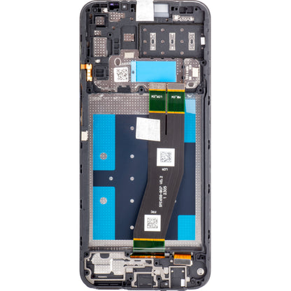 Pantalla táctil Samsung Galaxy A14 A145, con marco, versión para Europa, negra, Service Pack GH81-23540A