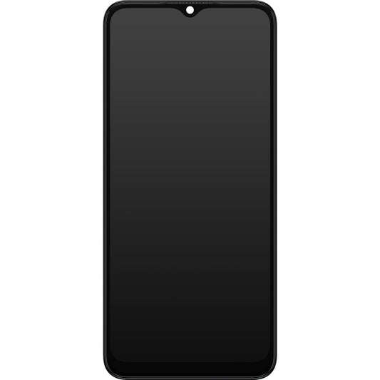 Pantalla táctil Samsung Galaxy A03 A035, con marco, versión G, negro, Service Pack GH81-21626A