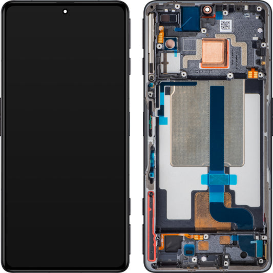 Pantalla con Touchscreen Xiaomi Poco F4 GT, con Marco, Negro (Stealth Black), Service Pack 5600090L1000