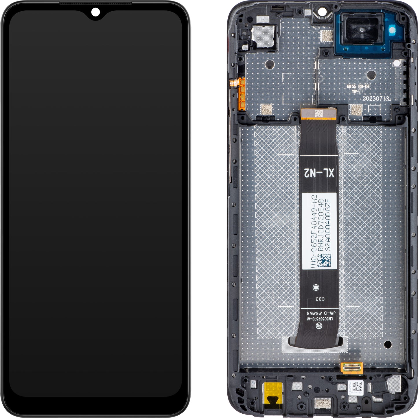 Xiaomi Redmi Redmi A1+ / A1 Pantalla táctil, con marco, negro, Service Pack 5600010C3S00 