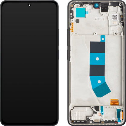 Pantalla táctil Xiaomi Redmi Note 13 4G, con marco, negro medianoche, Service Pack 56000400N700 