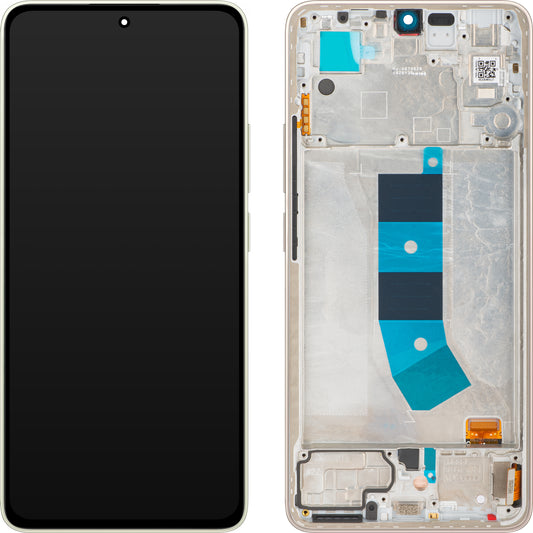 Pantalla táctil Xiaomi Redmi Note 13 4G, con marco, oro prisma, Service Pack 56000200N700 
