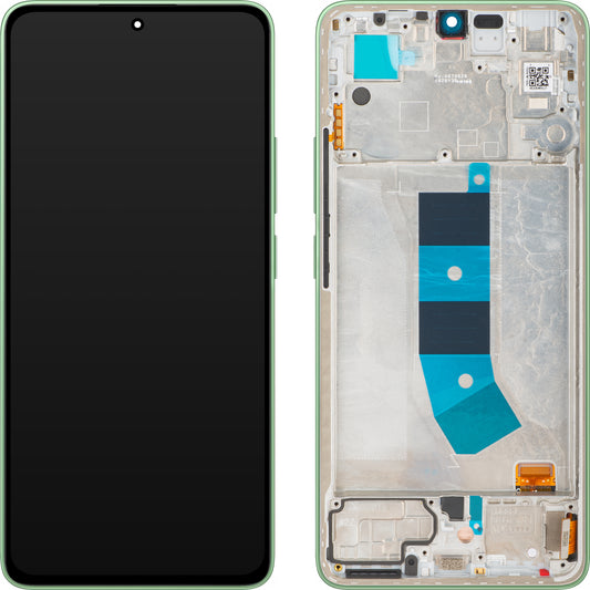 Pantalla con Touchscreen Xiaomi Redmi Note 13 4G, con Marco, Verde (Mint Green), Service Pack 56000300N700
