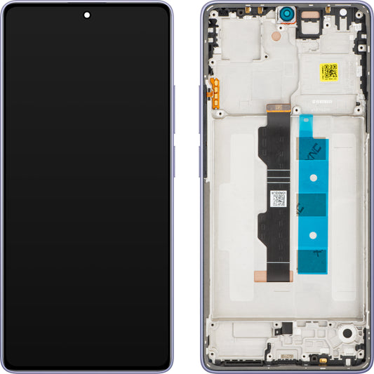 Display con Pantalla Táctil Xiaomi Redmi Note 13 Pro 4G, con Marco, Morado (Lavender Purple), Service Pack 56000200N600