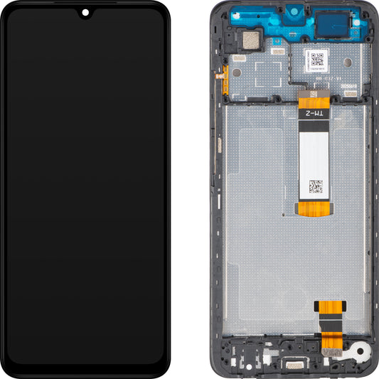 Pantalla con Touchscreen Xiaomi Poco C71 / Redmi A5 4G, con Marco, Versión Long Flex, Negra, Service Pack 56000100C3Z00