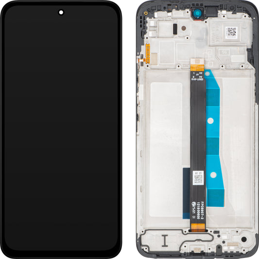 Pantalla con Touchscreen Xiaomi Poco M7 4G / Redmi 15 4G, con Marco, Versión Europa, Negro, Service Pack 560001O19AP00