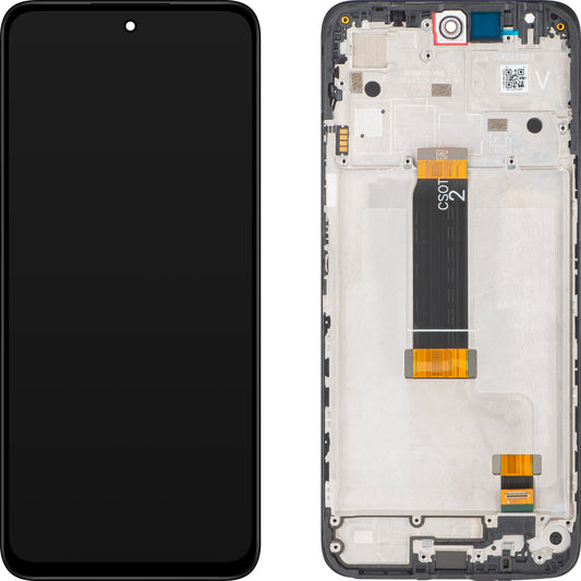 Pantalla con Touchscreen Xiaomi Redmi 12 5G, con Marco, Negro, Service Pack 5600180M1900
