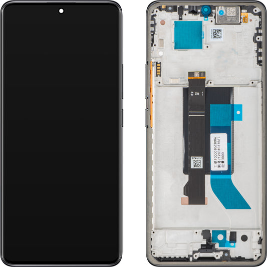 Pantalla con pantalla táctil Xiaomi Redmi Note 14 Pro 5G, con marco, negro (Midnight Black), Swap 56002300O1600