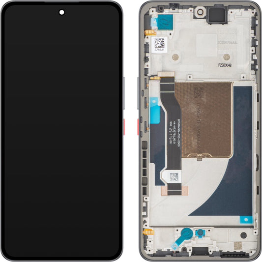 Pantalla con pantalla táctil ZTE nubia Neo 3 GT, con marco, negro, Service Pack 123448601195