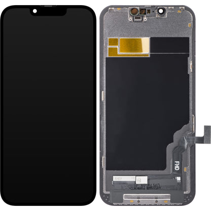 ZY Pantalla Táctil para Apple iPhone 13, con Marco, LCD In-Cell IC Movible, Negro 