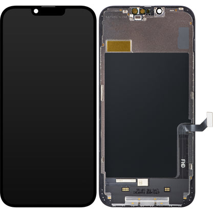 ZY Pantalla Táctil para Apple iPhone 14 Plus, con Marco, LCD In-Cell IC Movible, Negro 