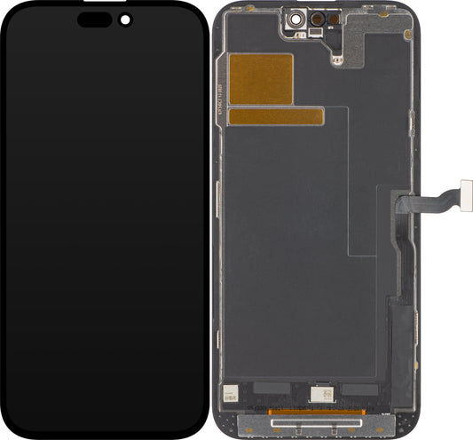 ZY Pantalla Táctil para Apple iPhone 14 Pro Max, con Marco, In-Cell IC Movible Versión LCD, Negro 