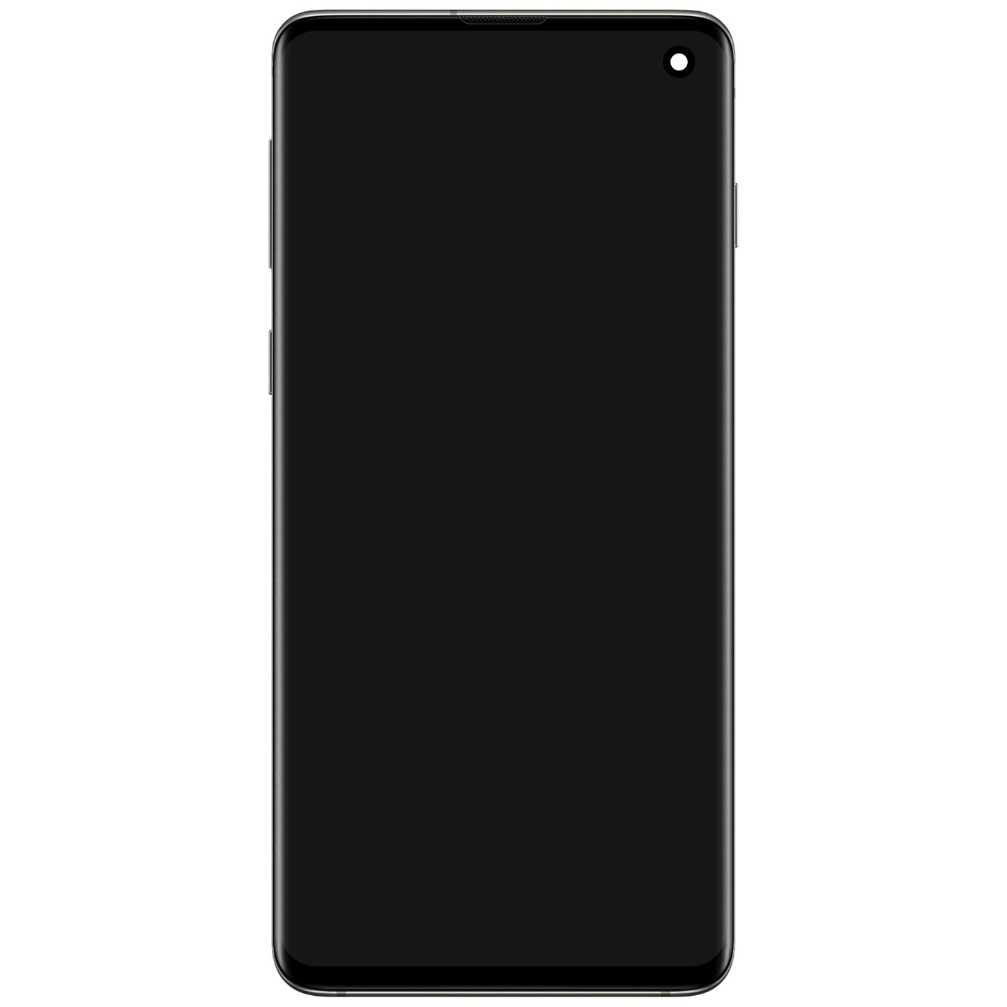 Samsung Galaxy Galaxy S10 G973 Pantalla táctil con marco, negro prisma, paquete de servicio GH82-18850A