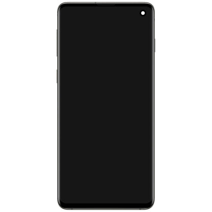 Samsung Galaxy Galaxy S10 G973 Pantalla táctil con marco, negro prisma, paquete de servicio GH82-18850A