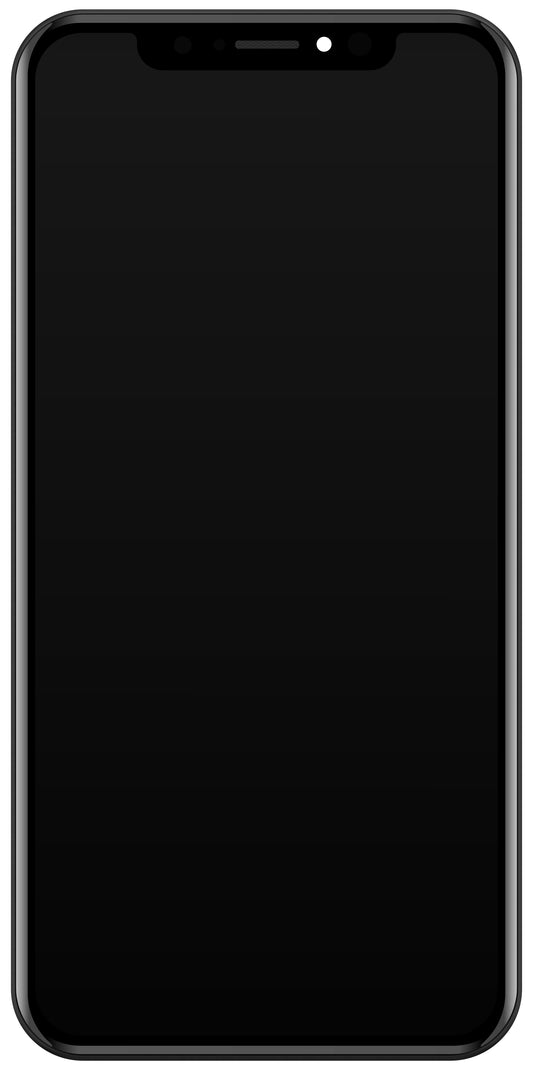 JK Pantalla Táctil para Apple iPhone X, con Marco, Versión LCD In-Cell, Negro