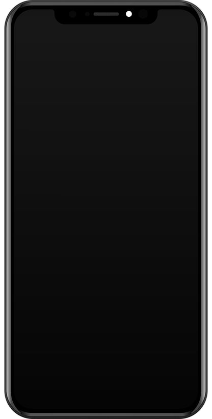 Pantalla táctil JK para Apple iPhone XS Max, con marco, versión LCD In-Cell, negro.