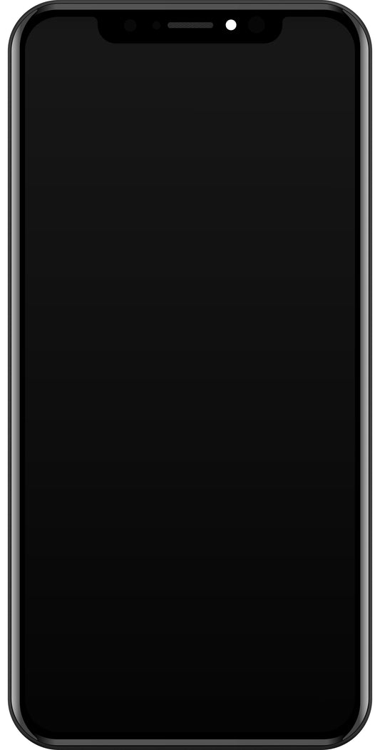 Pantalla táctil JK para Apple iPhone XS Max, con marco, versión LCD In-Cell, negro.
