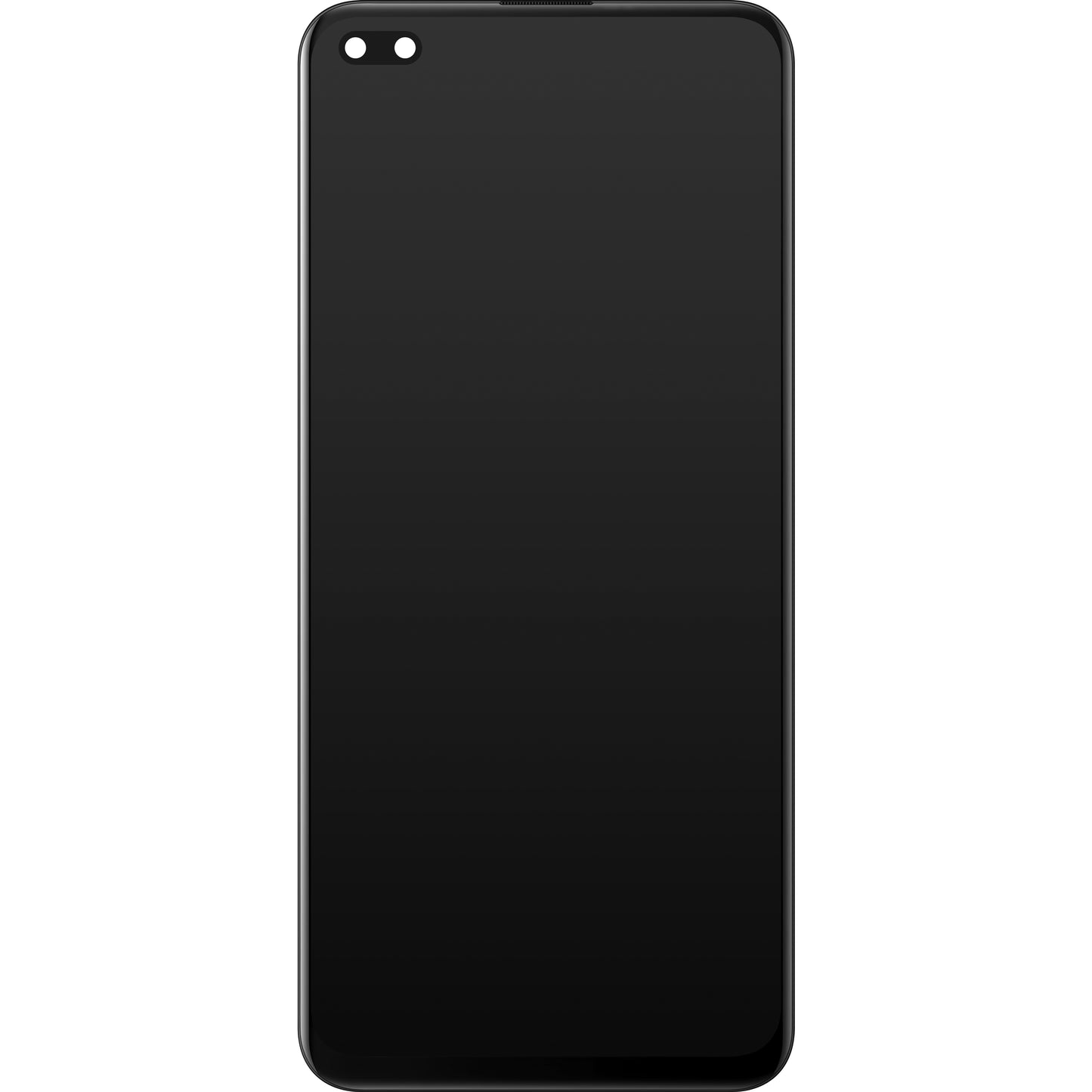 Display con pantalla táctil Oppo Reno4 Z 5G / A92s, con marco, negro, Service Pack 4904261