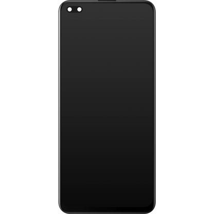 Display con pantalla táctil Oppo Reno4 Z 5G / A92s, con marco, negro, Service Pack 4904261