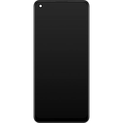 Oppo F19 / A74 Pantalla Táctil con Marco, Negro, Service Pack 4907039