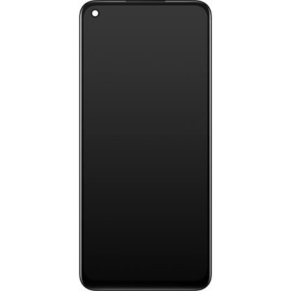 Display con pantalla táctil Oppo A73 5G / A72 5G, con marco, negro, Service Pack 4904890