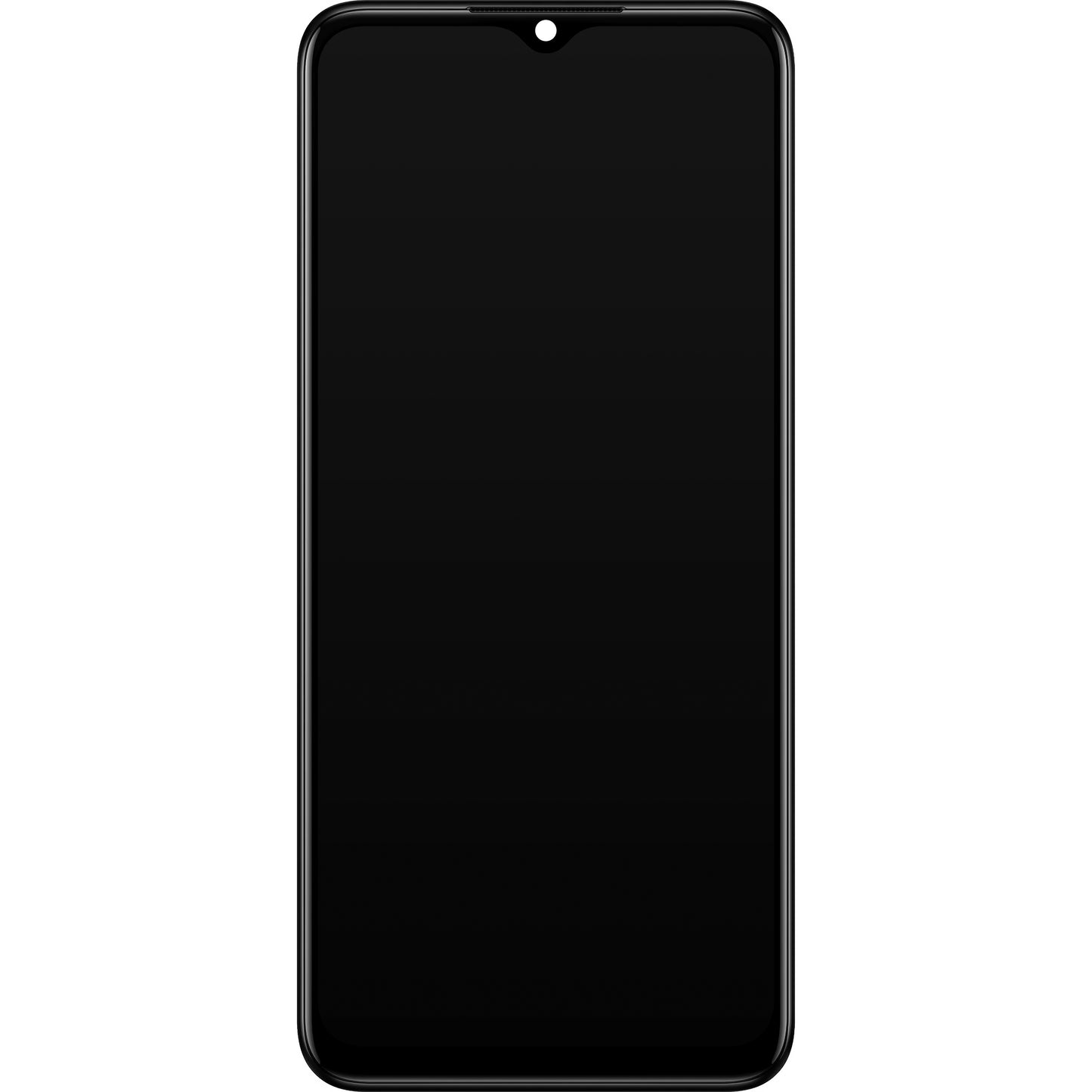 Pantalla táctil Realme Narzo 50A Prime / C35, con marco, negro, Service Pack 4130056