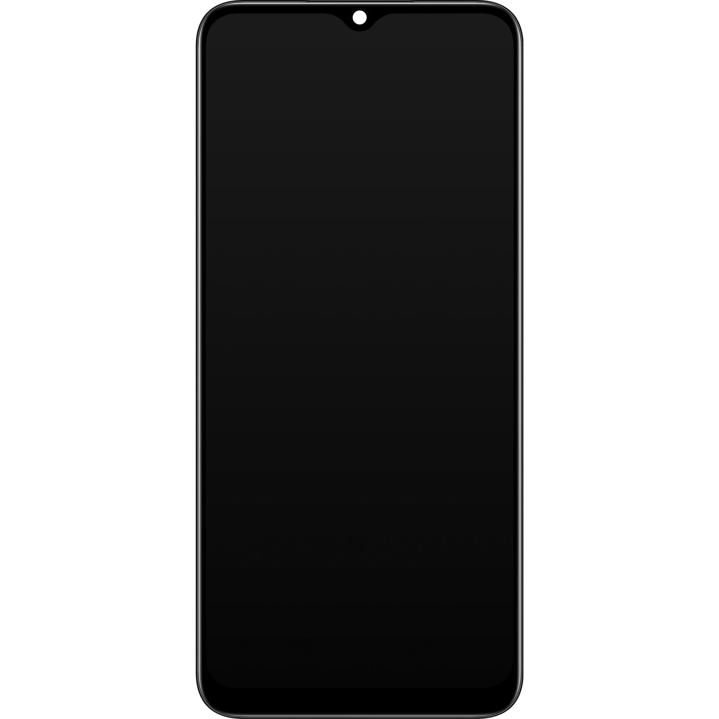 Pantalla táctil Realme C30 / Narzo 50i Prime, con marco, negro, Service Pack 4130279