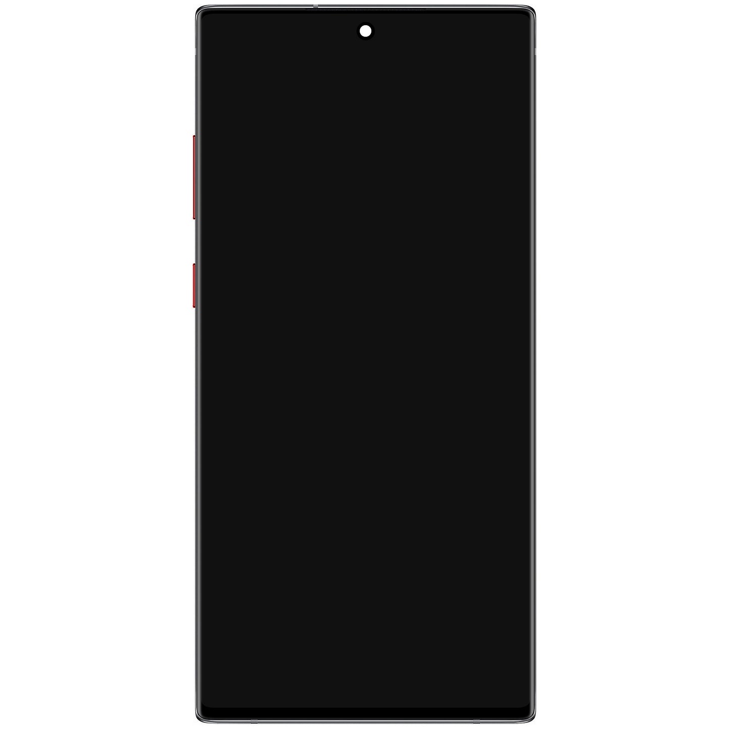 Pantalla táctil Samsung Galaxy Note 10+ 5G N976 / Note 10+ N975, con marco, negro (Aura Black Star Wars), Service Pack GH82-21620A