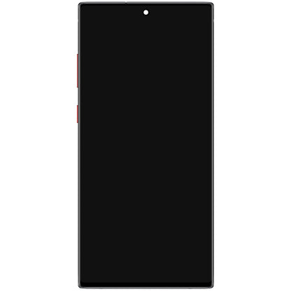 Pantalla táctil Samsung Galaxy Note 10+ 5G N976 / Note 10+ N975, con marco, negro (Aura Black Star Wars), Service Pack GH82-21620A