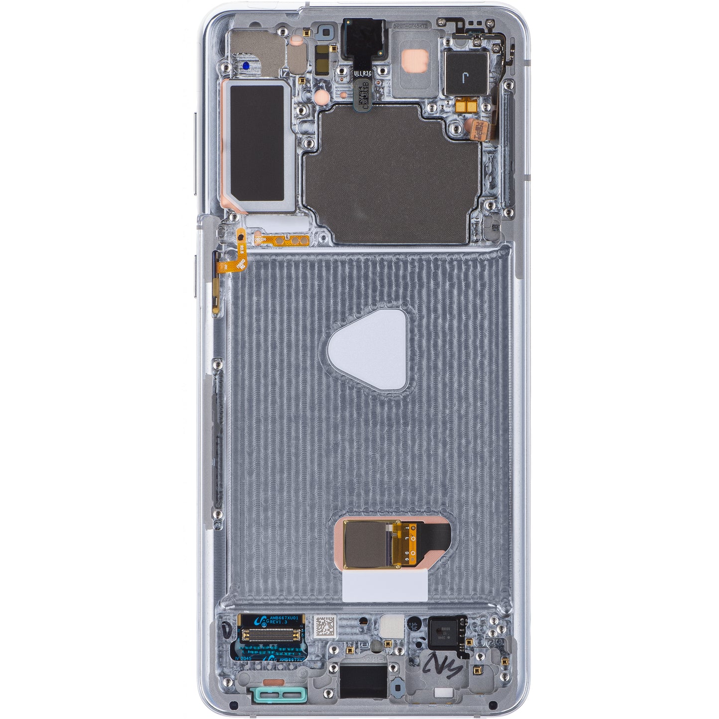 Pantalla táctil Samsung Galaxy S21+ 5G G996, con marco, plata, Service Pack GH82-24554C