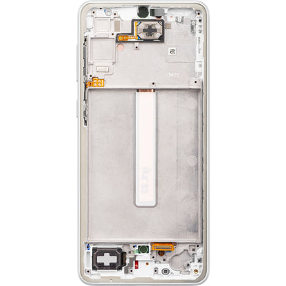 Pantalla táctil Samsung Galaxy A33 5G A336, con marco, blanco, Service Pack GH82-28143B