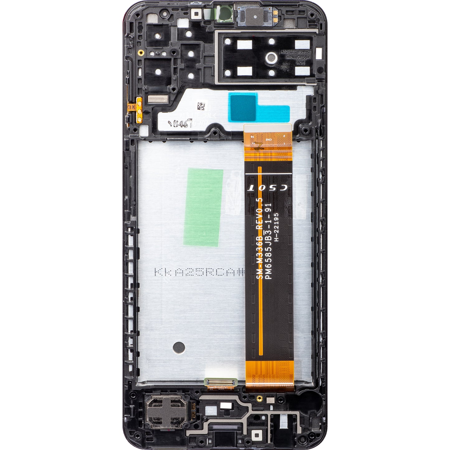 Pantalla táctil Samsung Galaxy A13 A137, con marco, negro, Service Pack GH82-29228A