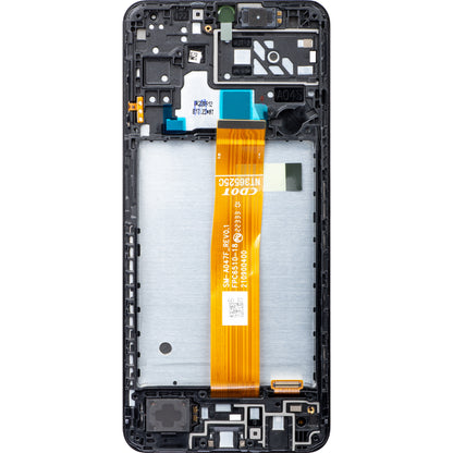 Pantalla táctil Samsung Galaxy A04s A047, con marco, negra, Service Pack GH82-29805A