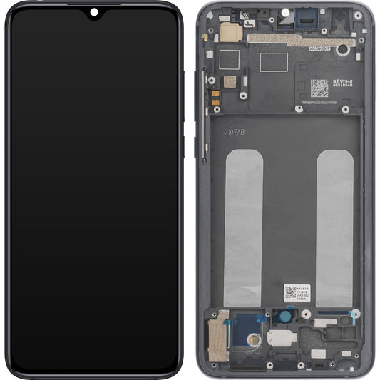 Display con Touchscreen Xiaomi Mi 9 Lite, con Marco, Gris, Service Pack 560610118033