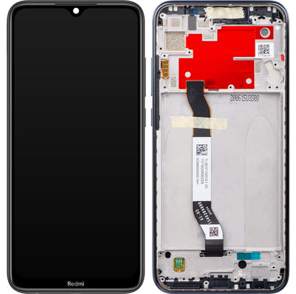 Xiaomi Redmi Note 8T Display with Touchscreen, with Frame, Black, Service Pack 5600040C3X00