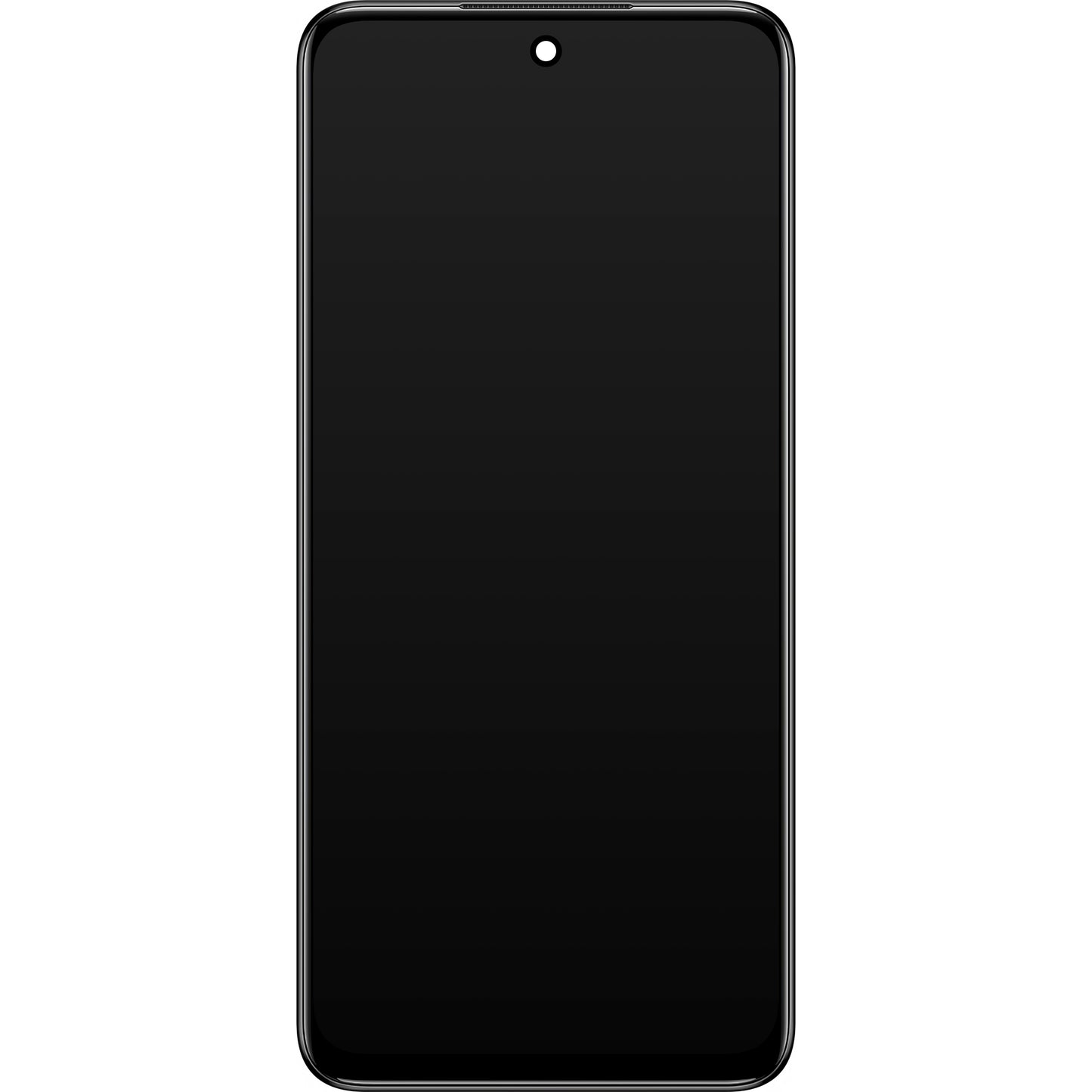 Pantalla táctil Xiaomi Redmi Note 10 5G, con marco, gris, Service Pack 5600020K1900