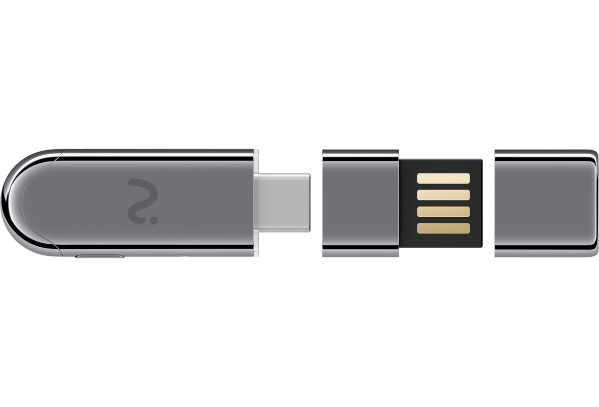 Dongle de Grabación / Grabadora Viaim NoteKit AI, USB-C / USB-A, Gris