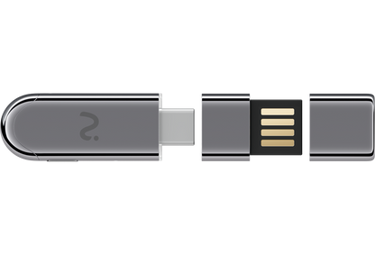 Dongle de Grabación / Grabadora Viaim NoteKit AI, USB-C / USB-A, Gris