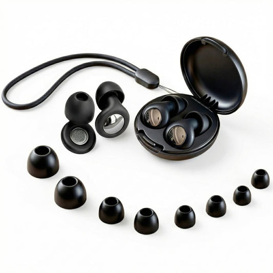 Tapones para Oídos Tech-Protect QuietFit, Negros