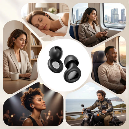 Tapones para Oídos Tech-Protect QuietFit, Negros