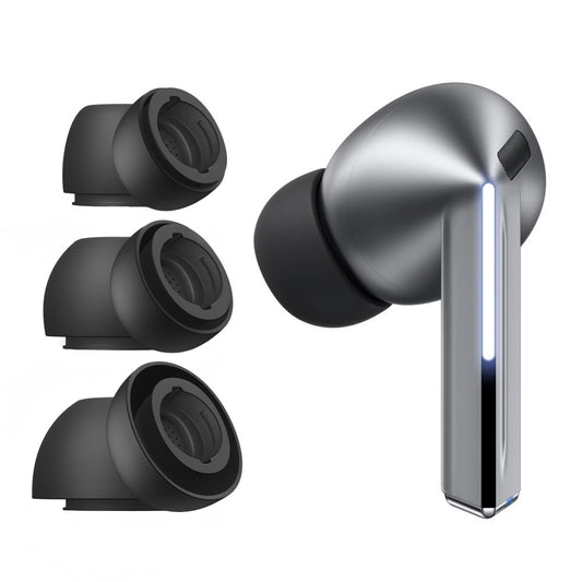 Tapones Tech-Protect para Samsung Galaxy Buds3 Pro, Tamaño S / M / L, Negros
