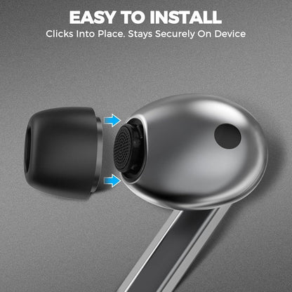 Tapones Tech-Protect para Samsung Galaxy Buds3 Pro, Tamaño S / M / L, Negros