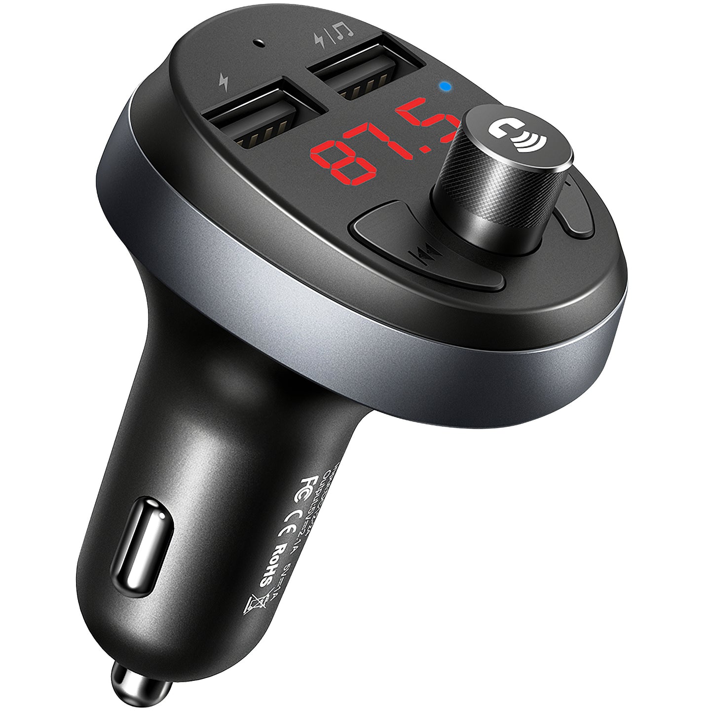 Modulador FM Bluetooth McDodo, 2 x USB-A