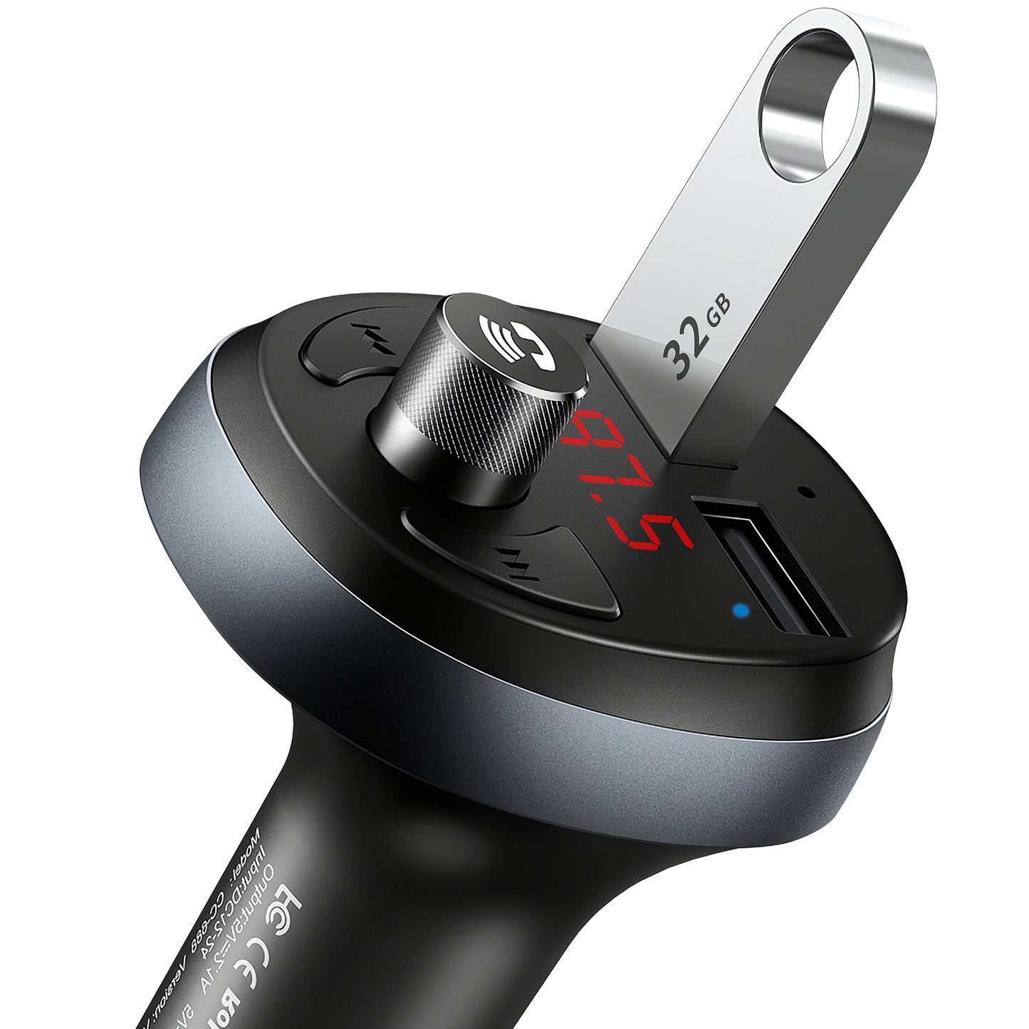 Modulador FM Bluetooth McDodo, 2 x USB-A