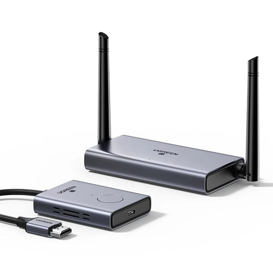 Extensor inalámbrico HDMI UGREEN CM506, 1080P, Gris