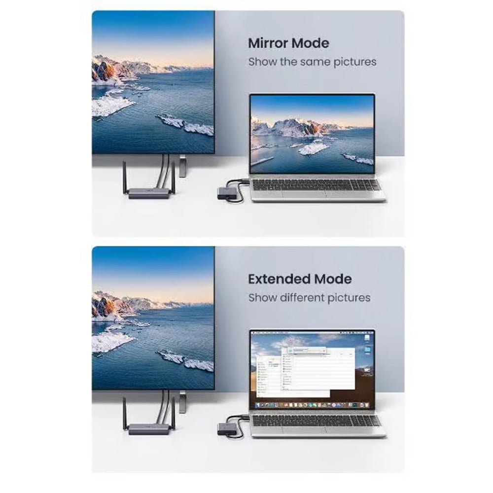 Extensor inalámbrico HDMI UGREEN CM506, 1080P, Gris